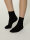 NUR DIE Damen Kurzsocken Modal - 2er Pack - schwarz  - Größe 35-38
