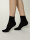 NUR DIE Damen Kurzsocken Modal - 2er Pack - schwarz  - Größe 35-38