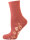 NUR DIE Damen Socken Classic Baumwolle gemustert - 2er Pack  - dark rose animal - Größe 35-38