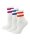 NUR DIE Damen Sport Kurzsocken 3er Pack - mix color  - Größe 35-38