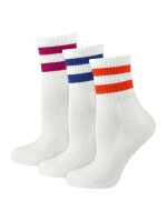 NUR DIE Damen Sport Kurzsocken 3er Pack - mix color  - Größe 39-42