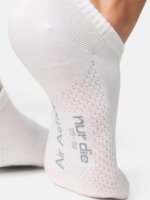 NUR DIE Damen Sneakersocken Bambus¹ 2er Pack - weiß  - Größe 39-42