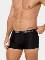 NUR DIE Herren Retro Boxershorts 3D-Flex Air  - schwarz - Größe 5 | M | 50