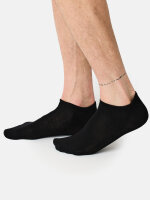 NUR DIE Herren Sneaker Socken Bambus¹ 2er Pack- schwarz - Größe 39-42