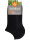 NUR DIE Herren Sneaker Socken Bambus¹ 2er Pack- schwarz - Größe 39-42