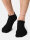 NUR DIE Herren Sneaker Socken Bambus¹ 2er Pack- schwarz - Größe 39-42