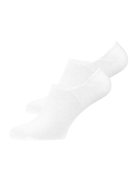 NUR DIE Herren Sneaker Socken Bambus¹ 2er Pack- weiß - Größe 39-42