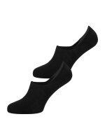 NUR DIE Herren Sneaker Socken Bambus¹ 2er Pack- schwarz - Größe 39-42