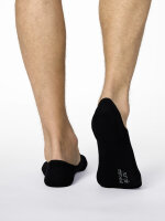 NUR DIE Herren Sneaker Socken Bambus¹ 2er Pack- schwarz - Größe 39-42