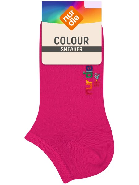 NUR DIE Damen Sneakersocken Colour - pink - Größe 43-46