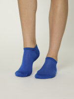 NUR DIE Damen Sneakersocken Colour - blau - Größe 39-42