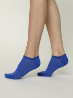 NUR DIE Damen Sneakersocken Colour - blau - Größe 39-42