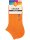 NUR DIE Damen Sneakersocken Colour - orange - Größe 35-38