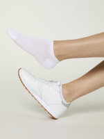 NUR DIE Damen Sneakersocken Colour - weiß - Größe 43-46