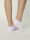 NUR DIE Damen Sneakersocken Colour - weiß - Größe 43-46