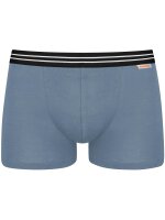 NUR DIE Herren 2er Pack Boxershorts Cotton Stretch - dunkelgrau, hellblau - Größe 7 | XL | 54