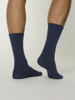 NUR DIE Herren Jeans Socken 3er Pack  - jeansmel. - Größe 43-46