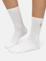 NUR DIE Unisex Socken Good Vibes - Eis - Größe 43-46