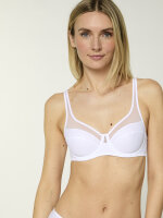 NUR DIE Damen BH mit Bügel Pure Elegance - weiss - Größe 75 B