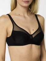 NUR DIE Damen BH mit Bügel Pure Elegance - schwarz - Größe 75 B
