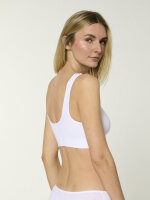 NUR DIE Damen Bustier Soft Comfort - weiss - Größe 48-50