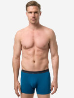 NUR DIE Herren Boxershorts Microfaser 5er Pack  petrol - Größe M