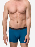 NUR DIE Herren Boxershorts Microfaser 5er Pack  petrol - Größe M