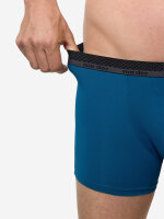 NUR DIE Herren Boxershorts Microfaser 5er Pack  petrol - Größe M