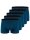 NUR DIE Herren Boxershorts Microfaser 5er Pack  petrol - Größe M