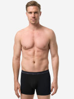 NUR DIE Herren Boxershorts Microfaser 5er Pack  schwarz - Größe M