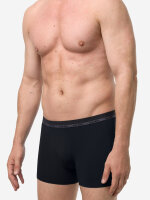 NUR DIE Herren Boxershorts Microfaser 5er Pack  schwarz - Größe M