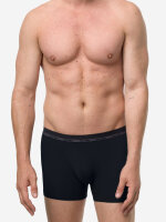 NUR DIE Herren Boxershorts Microfaser 5er Pack  schwarz - Größe M