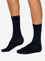 NUR DIE Herren Socken Baumwolle Business Pack 2er Pack - maritim/aubergine - Größe 39-42