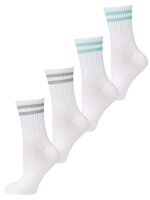 NUR DIE Damen Socken Good Vibes - 2er Pack - grau/blau - Größe 35-38