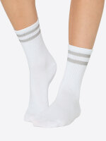 NUR DIE Damen Socken Good Vibes - 2er Pack - grau/blau - Größe 35-38