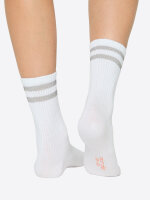 NUR DIE Damen Socken Good Vibes - 2er Pack - grau/blau - Größe 35-38