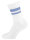 NUR DIE Herren Sport Socken 3er Pack - mix blau/grau - Größe 43-46
