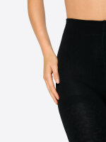 NUR DIE Damen Ultra-Blickdichte Leggings Wohlig Warm 100 DEN - schwarz leo - Größe 48-52