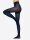 NUR DIE Damen Strumpfhose Warm & Transparent Strapazierfähig 80 DEN - dunkelblau - Größe 40-44