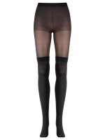 NUR DIE Damen Strumpfhose Overknee 20 DEN - schwarz - Größe S-XS