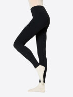 NUR DIE Damen Thermo Leggings - Relax & Go - schwarz - Größe 40-42