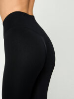 NUR DIE Damen Scrunch Leggings - Relax & Go - schwarz - Größe 32-34