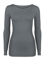 NUR DIE X KILIAN KERNER Damen Longsleeve Roundneck mit Kaschmir - grau - Größe XL