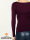 NUR DIE X KILIAN KERNER Damen Longsleeve Roundneck mit Kaschmir - burgundy - Größe M