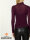 NUR DIE X KILIAN KERNER Damen Longsleve Highneck mit Kaschmir - burgundy -Größe M