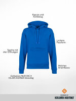 NUR DIE X KILIAN KERNER Damen Kapuzenpullover - blau - Größe 32-34