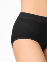 NUR DIE Periodenunterwäsche High Waist Slip - ALLES GEREGELT extrastark - schwarz - Größe 36-38