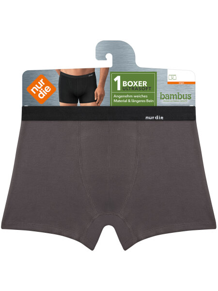 NUR DIE Boxer Bambus¹ Ultrasoft Boxershorts anthrazit 5 | M | 50