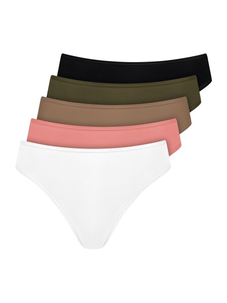 NUR DIE Damen Slip Mini 5er Pack - mode 2 - Größe 36-38