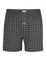 NUR DIE Herren Web Boxershorts 2er Pack - mix grau - Größe L